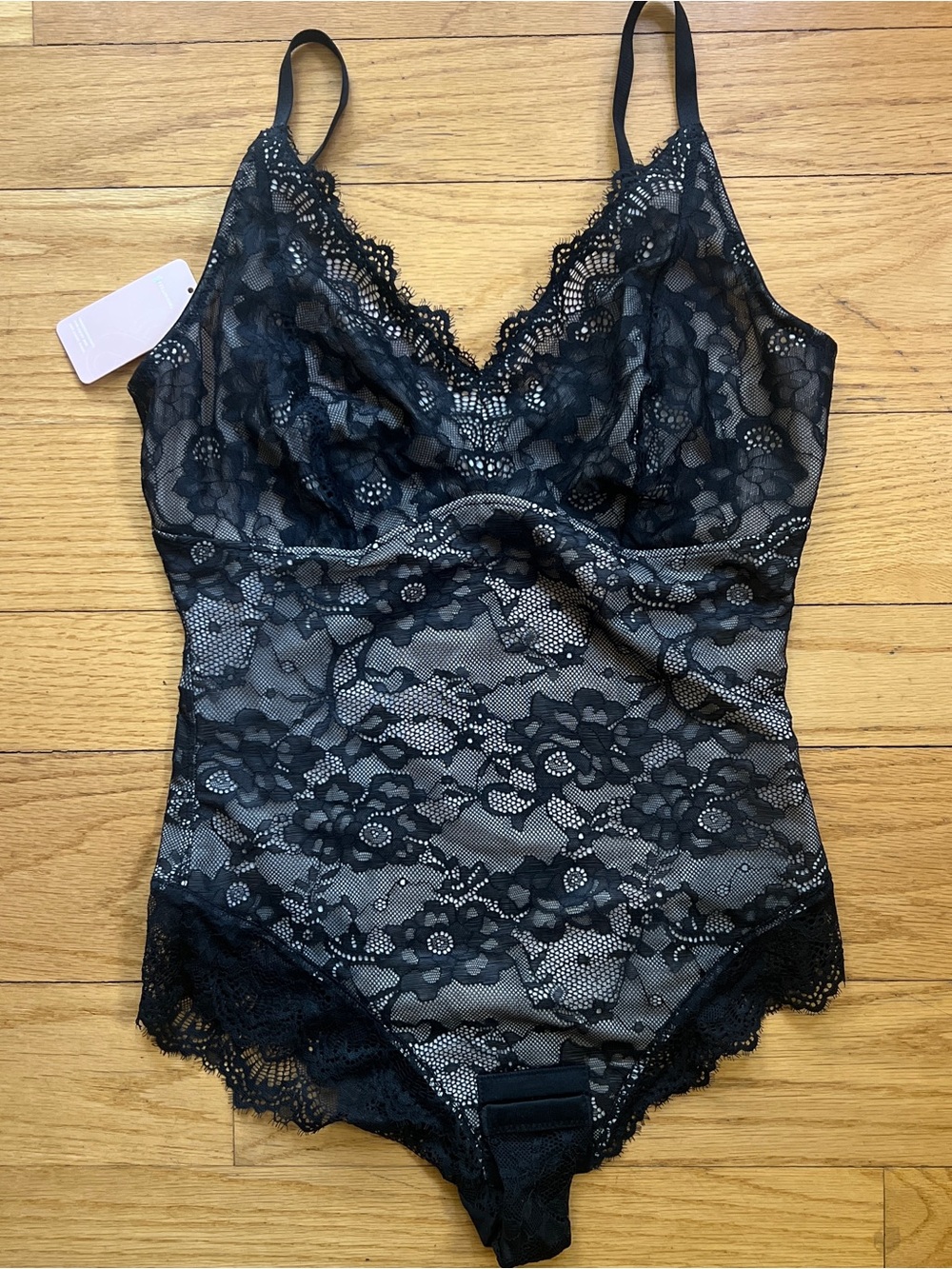 NWT Black Lace Shapewear Bodysuit